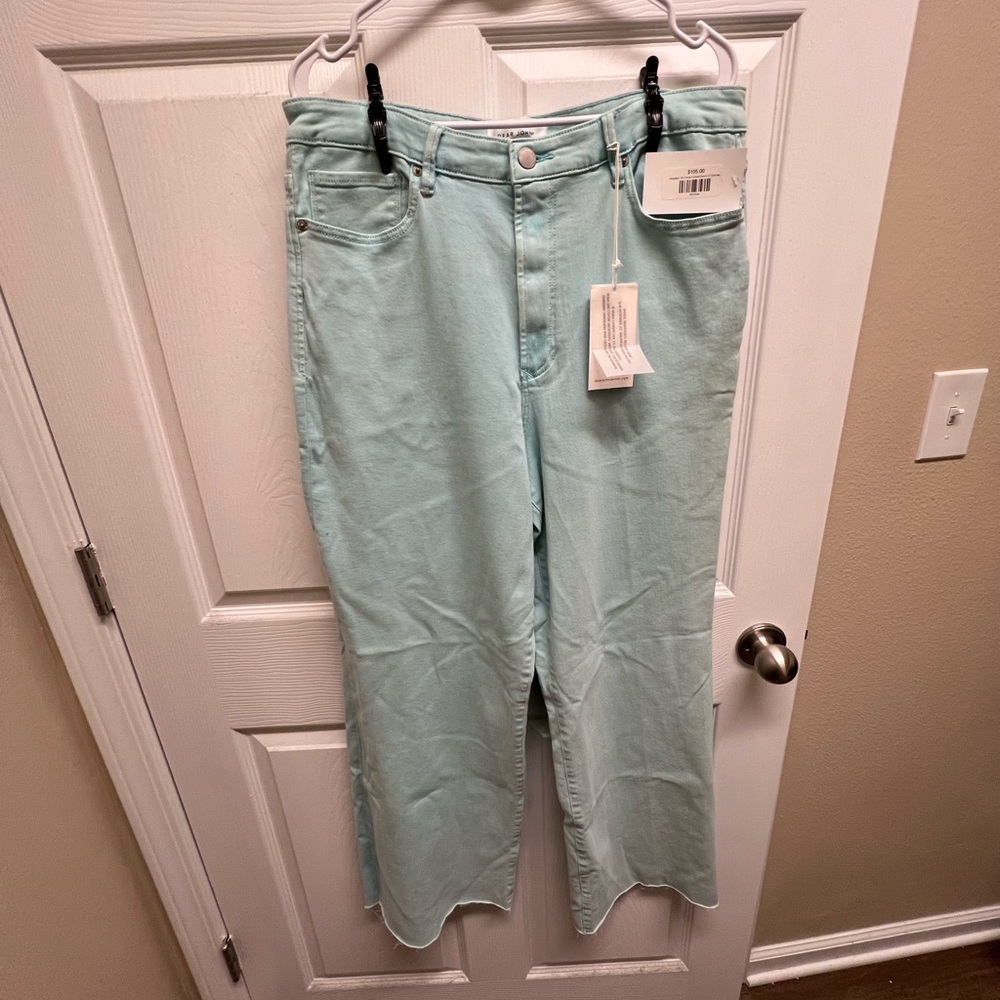Dear John Mint Green Flare Jeans